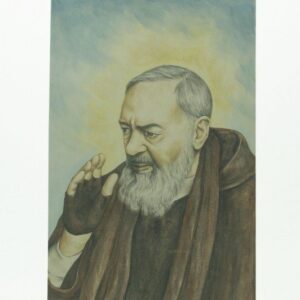 Mattonella in ceramica Padre Pio di Pietrelcina, Ceramiche Liberati