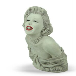 Scultura in ceramica Marilyn Monroe realizzata a mano, Ceramiche Liberati