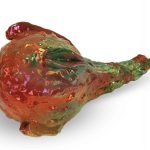 Zucca ornamentale in ceramica artistica di design, Ceramiche Liberati