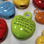 Campanelle a forma di cuore in ceramica Ceramiche Liberati