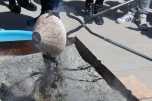 ceramica raku nudo Invasioni digitali