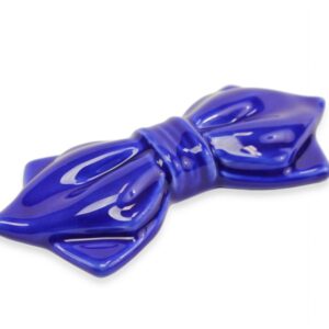 Papillon in ceramica elegante modello Capriccio colore Blu, Ceramiche Liberati