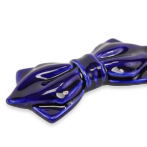 Papillon in ceramica elegante modello Capriccio colore Blu Notte, Ceramiche Liberati