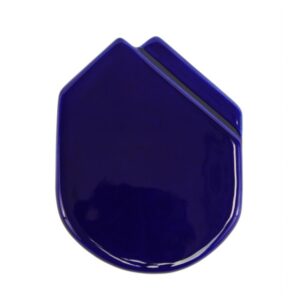 Fazzolettino in ceramica da taschino modello Montecarlo colore Blu Notte, Ceramiche Liberati