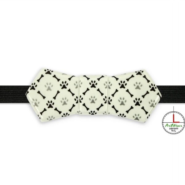 Papillon in ceramica modello Evo decoro Love Dog