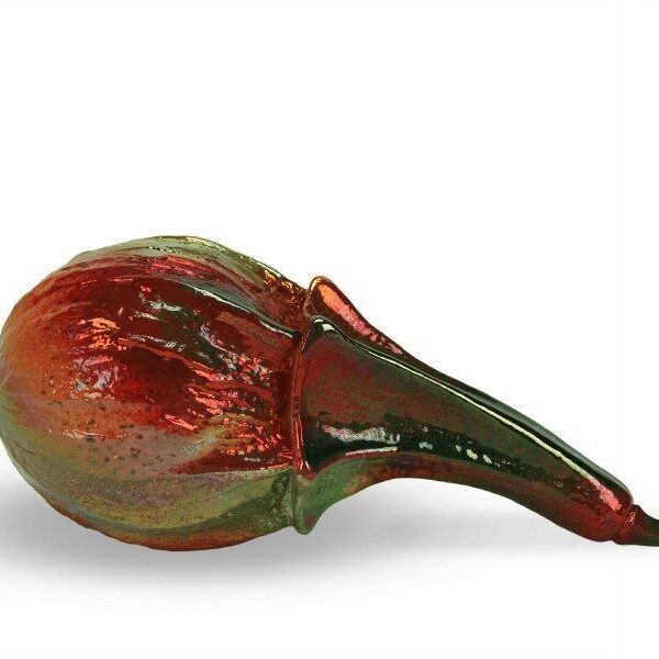 Scultura Zucca decorativa in ceramica di design