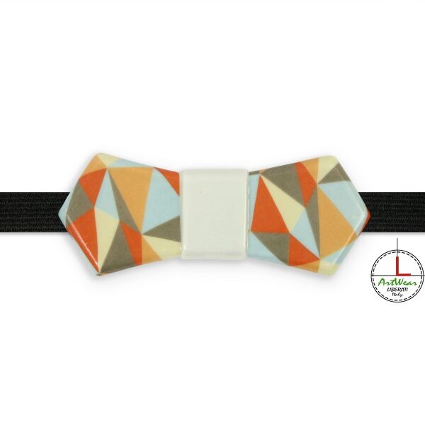 Papillon in ceramica modello Evo decoro Ipotenusa color