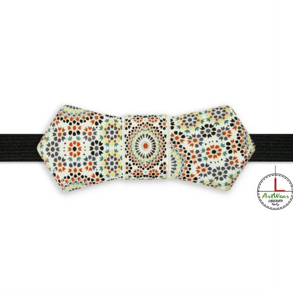 Papillon in ceramica modello Evo decoro Maiolic