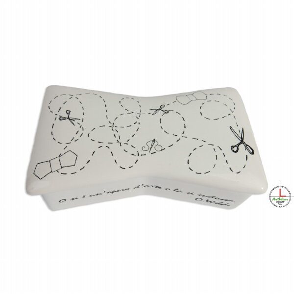 Scatola Papillon di ceramica per papillon in ceramica