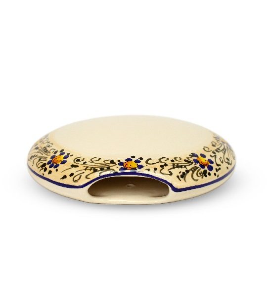 211MIT Umidificatore in ceramica dipinto a mano Rustico Ceramiche Liberati e1626885675135