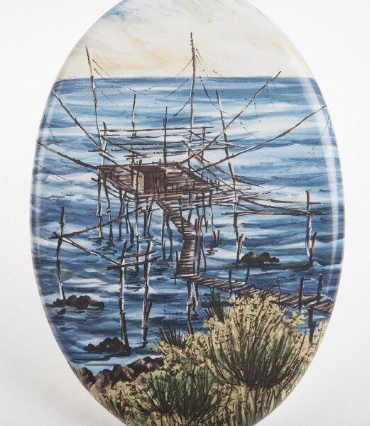 Ovale in ceramica Trabocco a stampa digitale