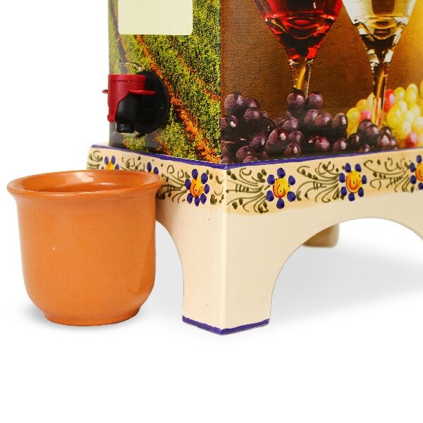 Supporto per Bag in Box vino decoro Rustico