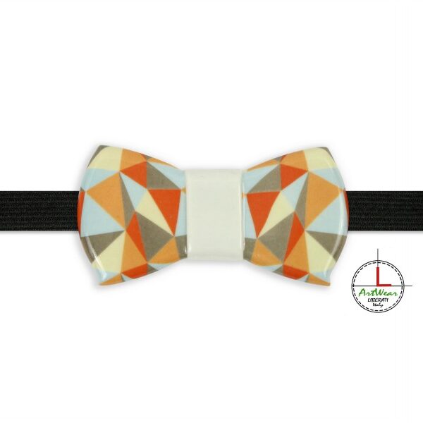 Papillon in ceramica modello Romantico decoro Ipotenusa color