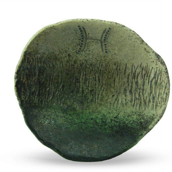 Centrotavola in ceramica raku, serie H