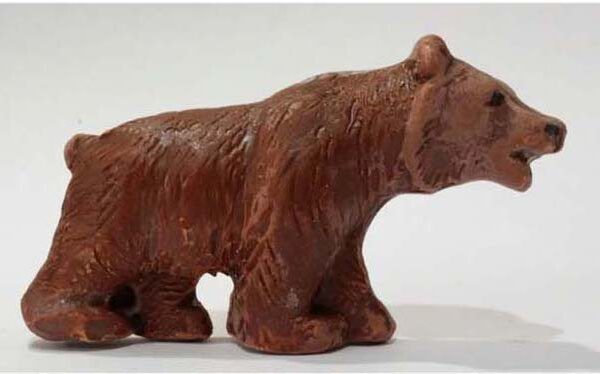 Magnete da frigo orsetto d'Abruzzo dipinto a mano