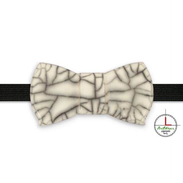 Papillon in ceramica unisex modello Romanico tecnica Raku