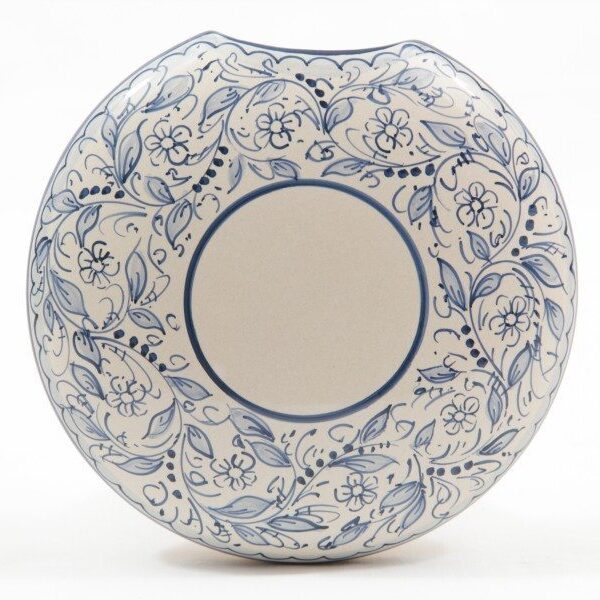 Umidificatore in ceramica tondo decoro Teate