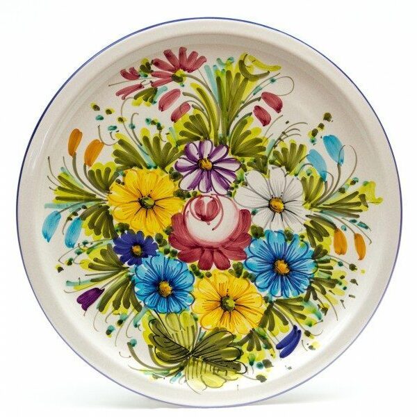 Piatto in ceramica per torta Fioraccio