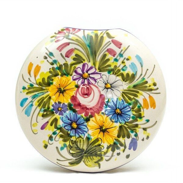 Umidificatore tondo in ceramica Fioraccio