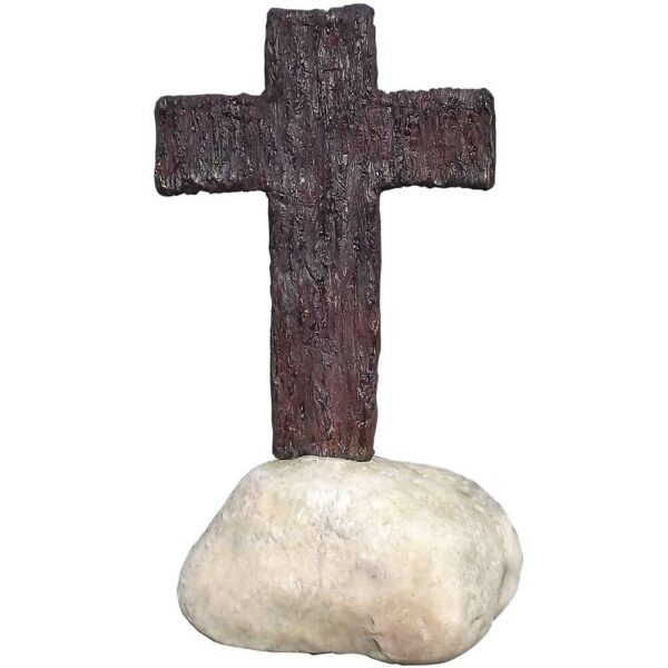 Croce raku e ciottolo