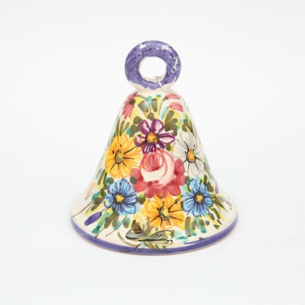 Campanella in ceramica Fioraccio, decorata a mano