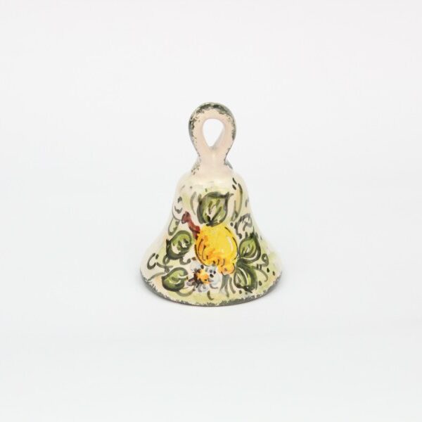 Magnete campanella con decoro Limone dipinto a mano