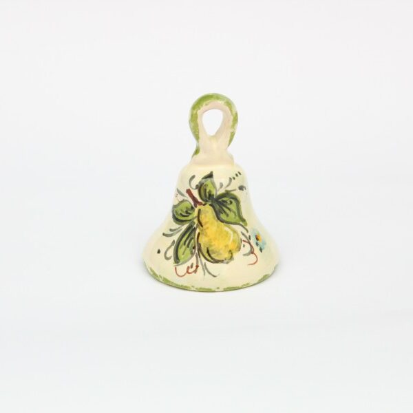Magnete campanella con decoro Pera dipinto a mano