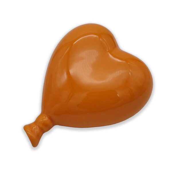 Palloncino a cuore in ceramica Arancione