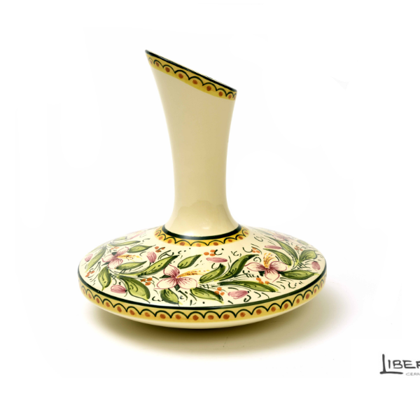 Decanter orchidea in ceramica