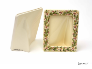 Portafoto grande in ceramica orchidea