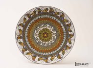 Piatto da muro in ceramica Vortice