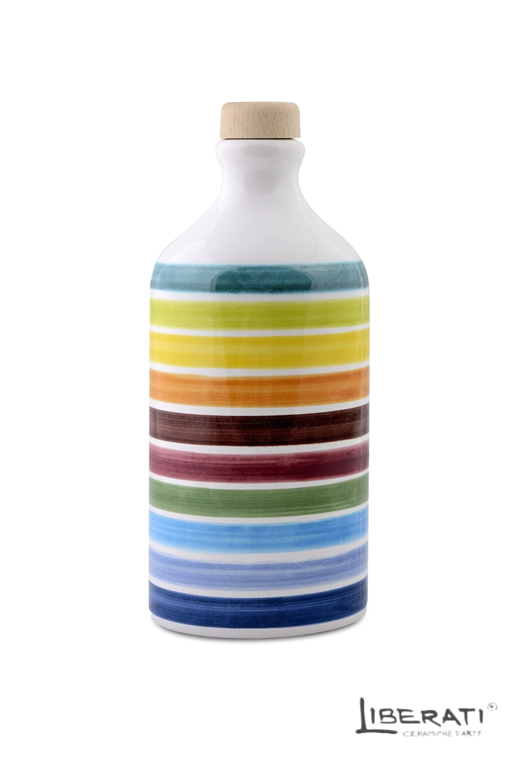 Oliera in ceramica modello Roma variopinto 11