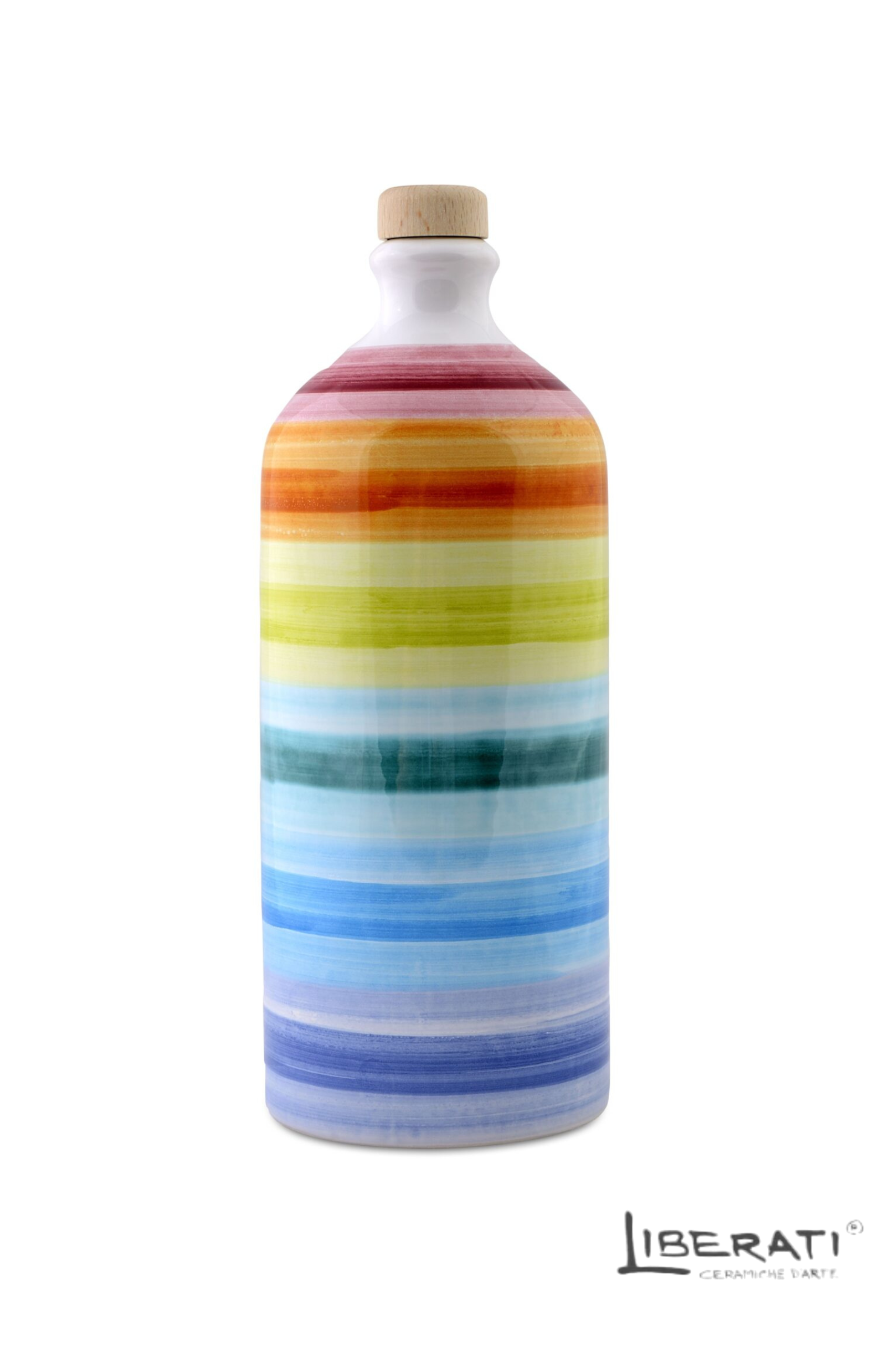 Oliera in ceramica modello Roma variopinto 9