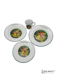 Set Pappa in ceramica Re Leone