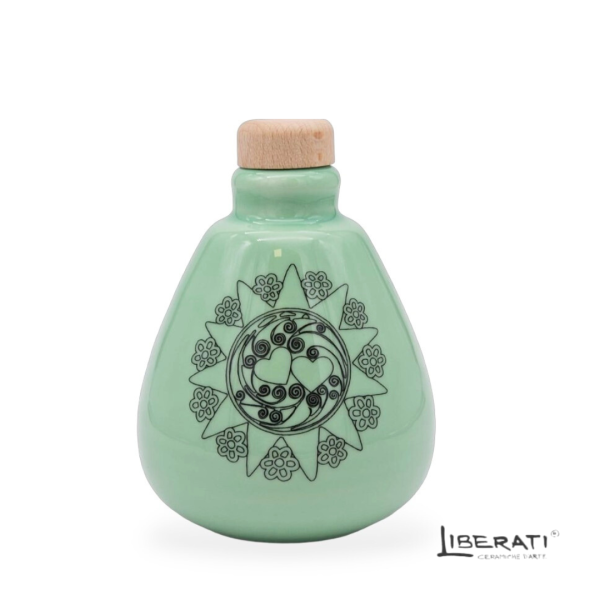 Bottiglia in ceramica Presentosa Verde Acqua
