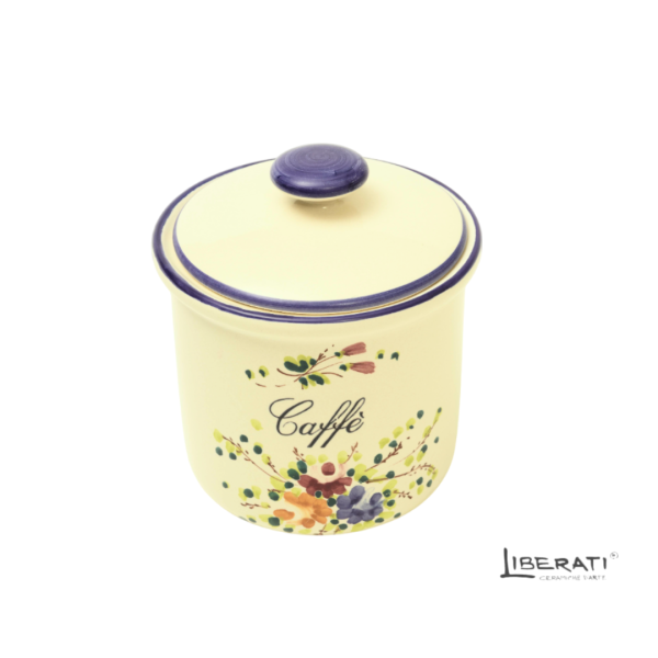 Barattolo in ceramica per caffè Rosaspina