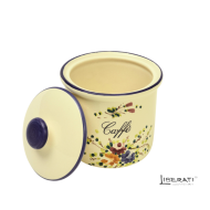 Barattolo in ceramica per caffè Rosaspina
