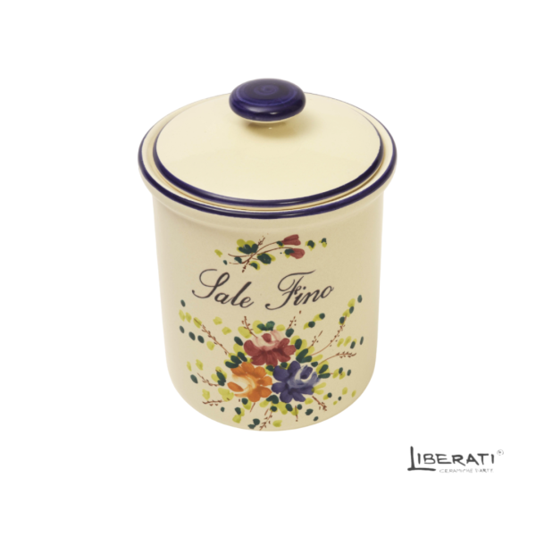 Barattolo in ceramica per sale fino Rosaspina