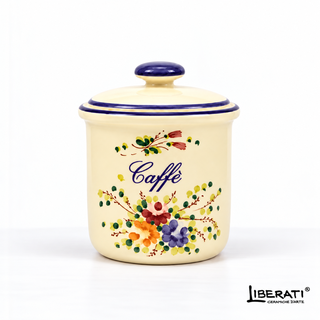 Barattolo in ceramica per caffè Rosaspina
