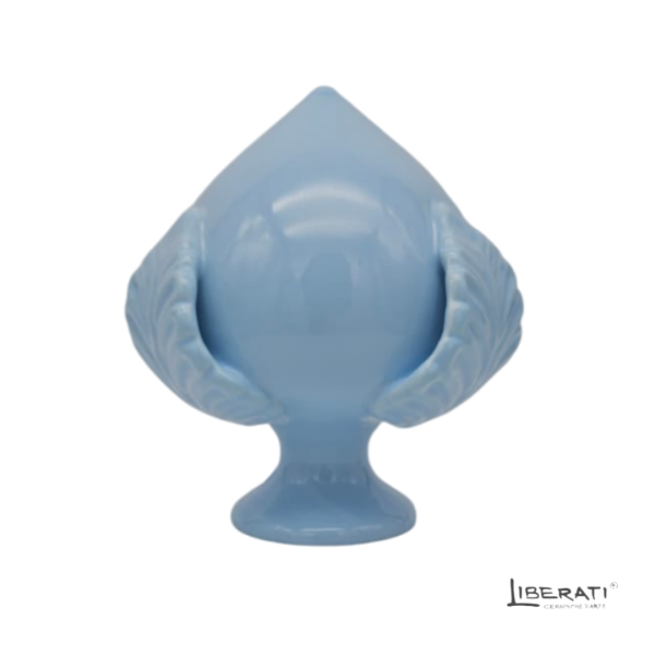 Pumo azzurro baby in ceramica artigianale