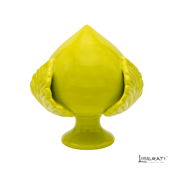 Pumo verde lime in ceramica artigianale