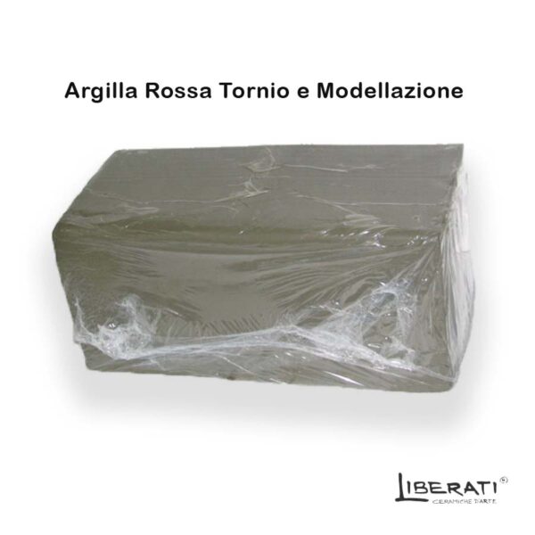 argilla rossa per modellazione e tornio
