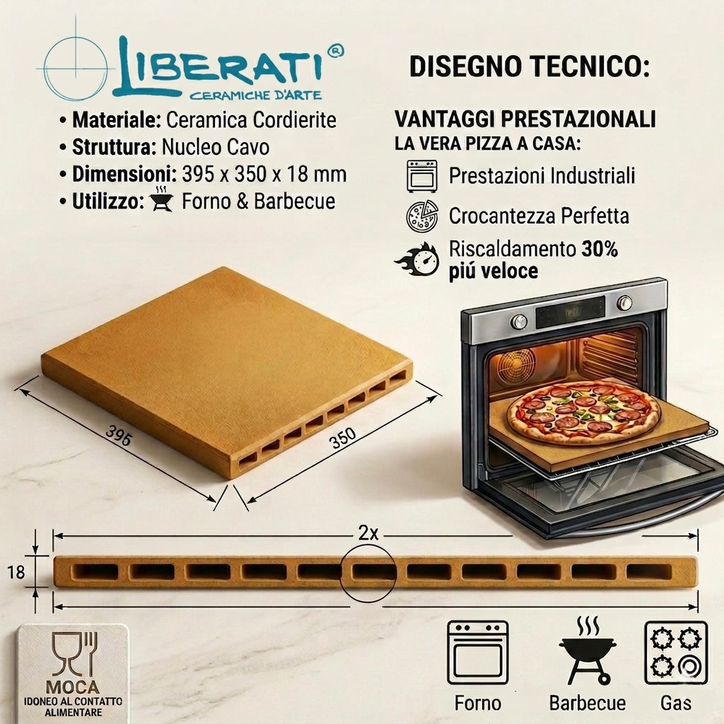 PIASTRA IN REFRATTARIO