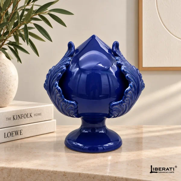 Pumo grande in ceramica artigianale