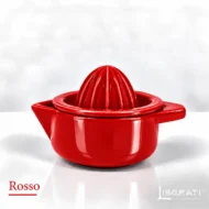 Spremiagrumi in ceramica artigianale rosso