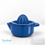 Spremiagrumi in ceramica artigianale turchese