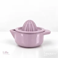 spremiagrumi in ceramica artigianale lilla